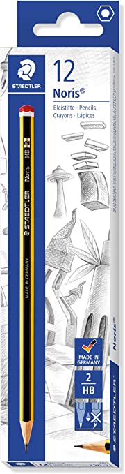 Staedler Noris - Lápiz (HB 2, 50 unidades) : : Oficina y